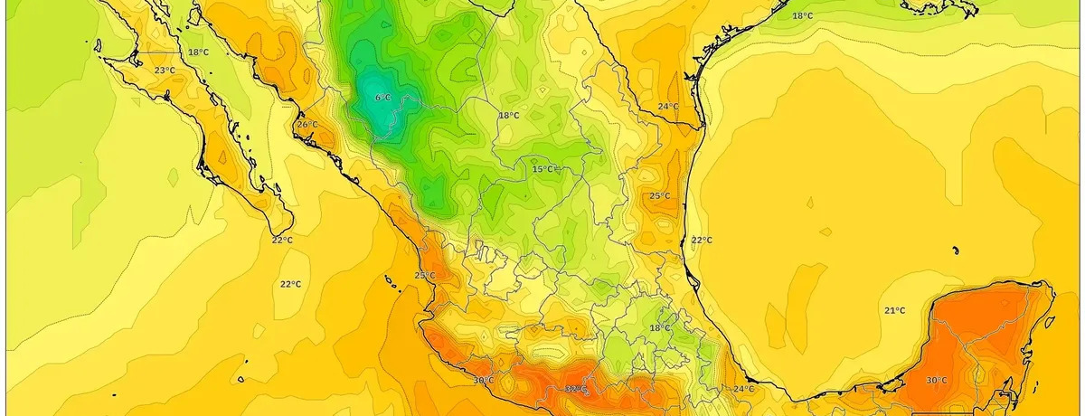 ¿Tienes que cambiar planes la próxima semana? 9-15 de febrero de 2026 Cielos despejados: el sureste se dispara hasta 34°C en un ambiente seco y templado