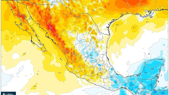 Jornada seca con máximas templadas a cálidas de 25-30°C y vientos ligeros — 9 de febrero de 2026