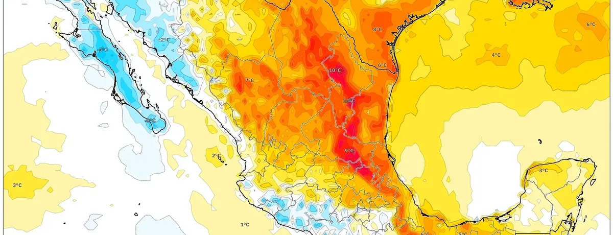 Mínimas afectaciones por tiempo seco y estable; calor de hasta 40°C en el sureste contrasta con un norte más fresco bajo alta presión — Pronóstico para el fin de semana: 20-22 de febrero de 2026