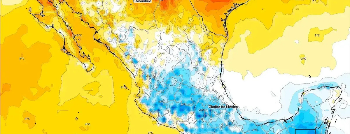 Calor en el norte y centro se encuentra con chubascos en el sureste — Semana del 30 de marzo al 05 de abril de 2026