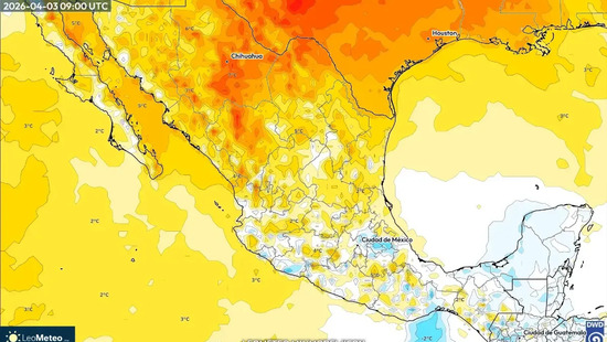 Fin de semana cálido y seco con picos de calor en el oeste y sureste, chubascos aislados en el noreste — Pronóstico para el fin de semana: 3-5 de abril de 2026