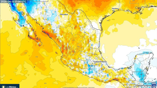Tiempo seco y estable dispara el calor en el centro y sur del país — Semana del 13 al 19 de abril de 2026