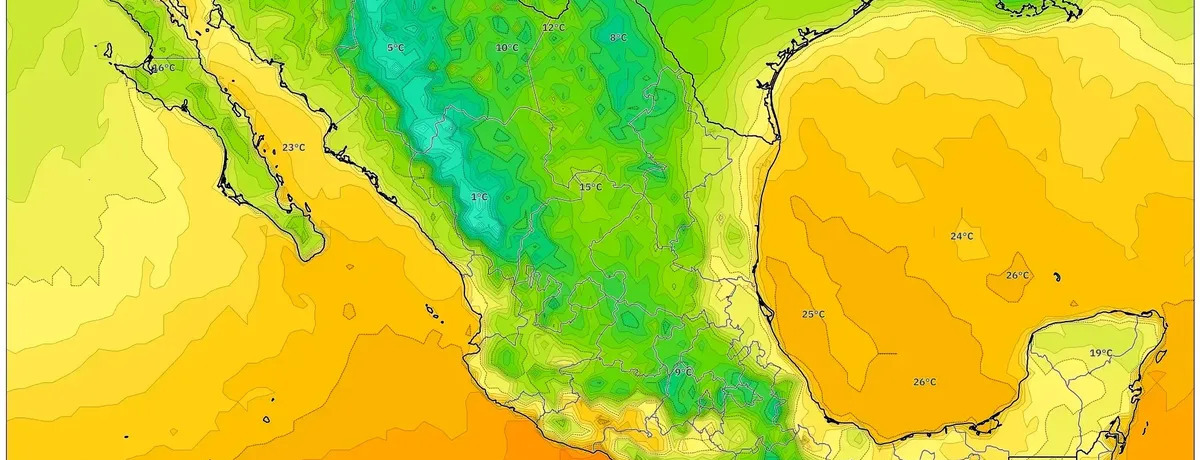 Calor en México el 17 de diciembre de 2025