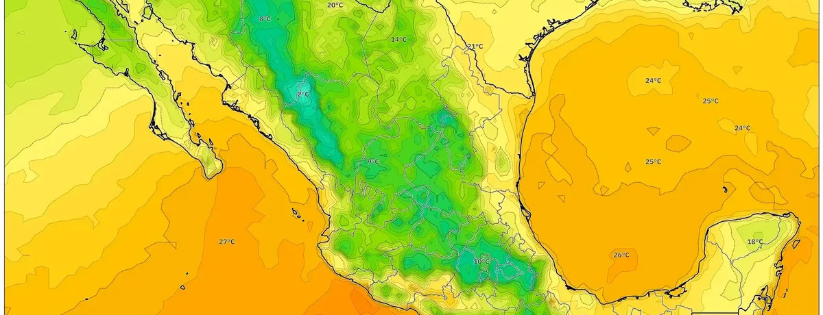 México disfruta de tiempo cálido y seco el 28 de diciembre de 2025 – Cielos despejados y temperaturas en ascenso en todo el país