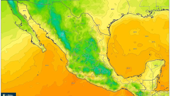 México disfruta de tiempo cálido y seco el 28 de diciembre de 2025 – Cielos despejados y temperaturas en ascenso en todo el país