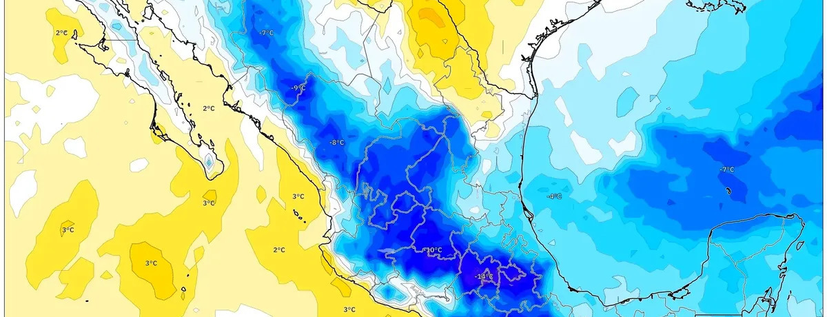 México disfruta de un Año Nuevo cálido y mayormente seco el 31 de diciembre de 2025 – Chubascos dispersos en el oeste se desvanecen