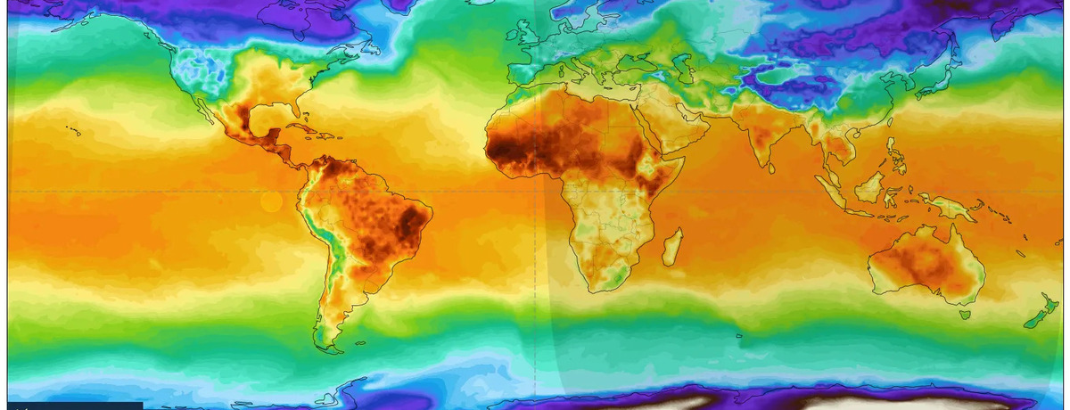 Patrones Climáticos Emergentes: Mapa Mundial de Temperaturas para el 14 de Marzo de 2025