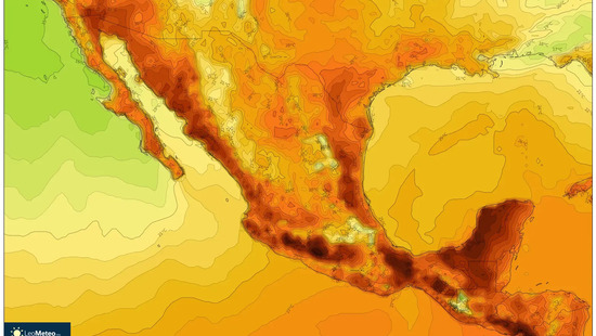 Danza dinámica de nubes y sol: Pronóstico del tiempo para México – 24 de marzo de 2025