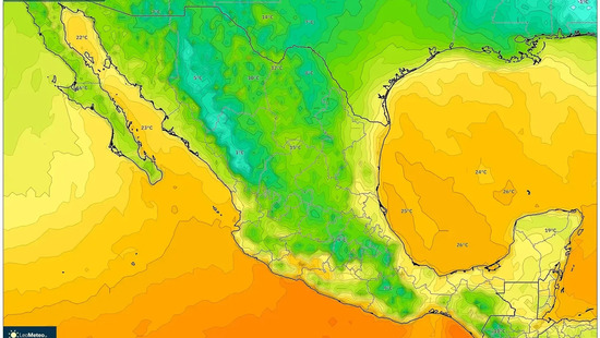Calor en México el 17 de diciembre de 2025