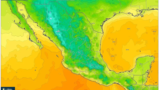 México se hornea bajo un sol cálido el 3 de enero de 2026 – Mayormente seco con lluvia matutina breve en el oeste