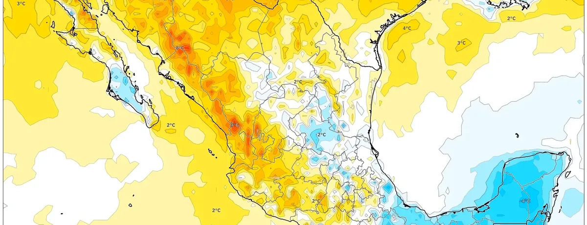 Chubascos ligeros aislados y costas ventosas; el alto presión deja un ambiente templado a cálido y mayormente seco — Próxima semana: 9–15 de febrero de 2026