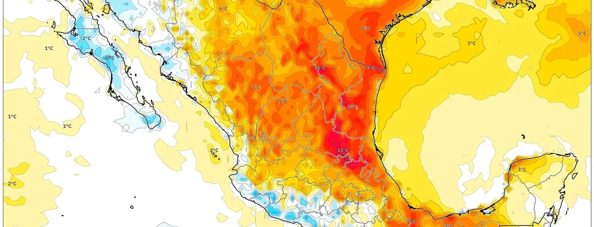 Calor récord de hasta 37°C en el noreste el viernes antes de un marcado descenso a 16°C el domingo; el anticiclón deja tiempo seco y estable con contrastes regionales — Pronóstico del fin de semana: 20-22 de febrero de 2026