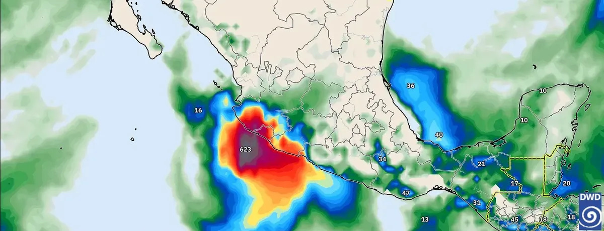 Las lluvias torrenciales mojarán Tijuana. Caerán hasta 48 mm de lluvia. Riesgo de inundaciones a la vista.