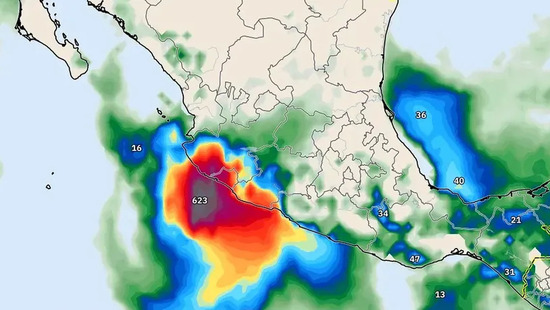 Las lluvias torrenciales mojarán Tijuana. Caerán hasta 48 mm de lluvia. Riesgo de inundaciones a la vista.