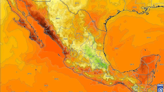Las lluvias intensas inundarán Monterrey. Caerán hasta 55 mm de lluvia. Habrá riesgo de inundaciones.