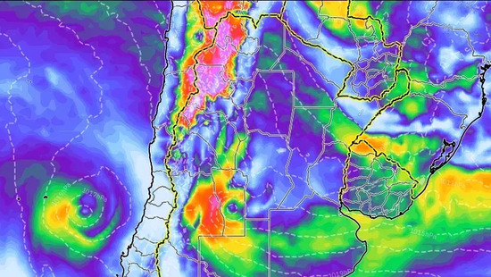 Las ráfagas alcanzarán 98 km/h para el fin de semana. La lluvia fuerte empapará el noroeste. El frío se instalará en las montañas.