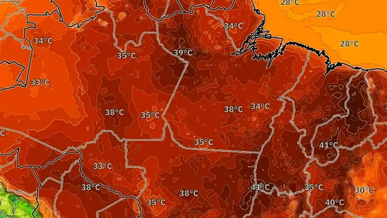 El calor llegará a 36 °C en la región. La lluvia avanzará hacia el centro. Las noches se enfriarán en las sierras.