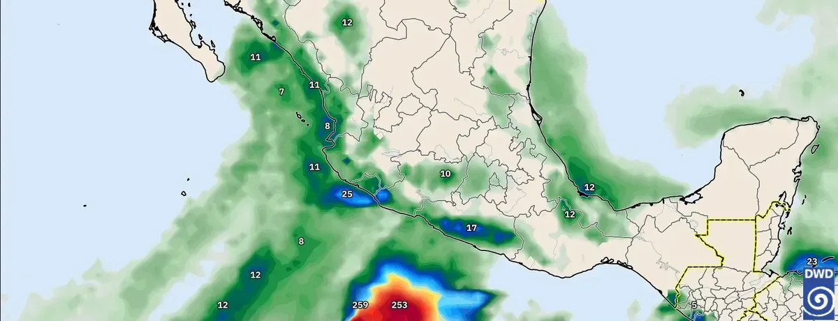 La lluvia avanza hacia el centro. Las máximas alcanzarán 30 °C. El martes será el día más seco.
