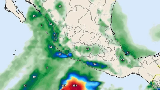 La lluvia avanza hacia el centro. Las máximas alcanzarán 30 °C. El martes será el día más seco.